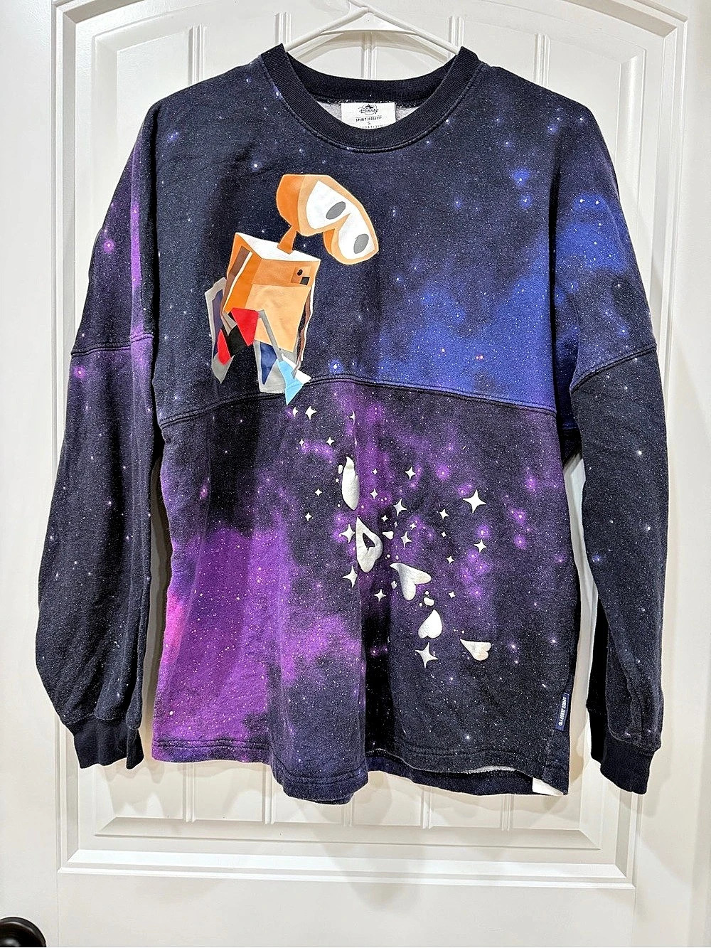 Disney Parks WALL-E EVE Galaxy Spirit Jersey Pixar Space Small